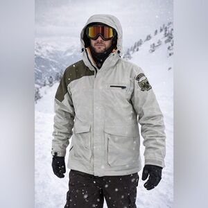 Volcom Nimbus 10K Snow Jacket Men's Medium | Insulated Ski Snowboard Winter Coat